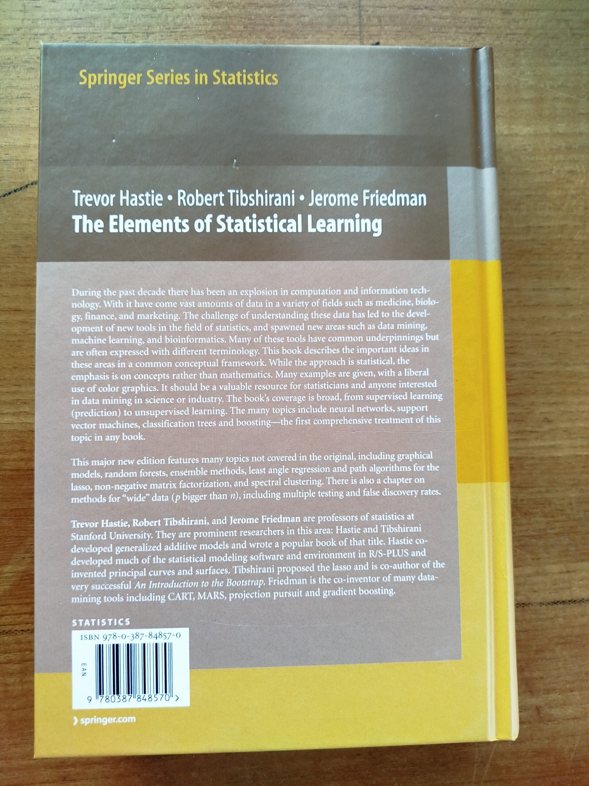 The Elements of Statistical Learning - Imagen 3